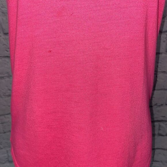 Under Armour heat gear scoopneck cap sleeve open mesh back top pink small - Picture 4 of 11